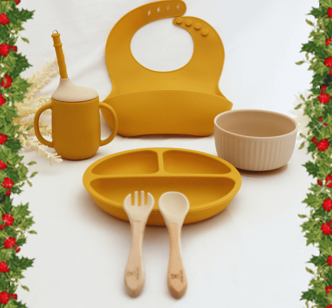 Σετ Φαγητού από σιλικόνη χωρίς αντιολισθητική βάση (8 τμχ)