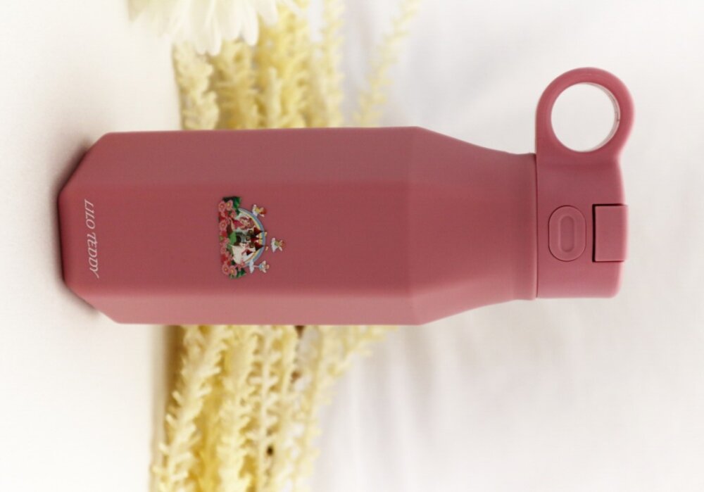 Παιδικό μπουκάλι σιλικόνης “Princess” με καλαμάκι 350ml