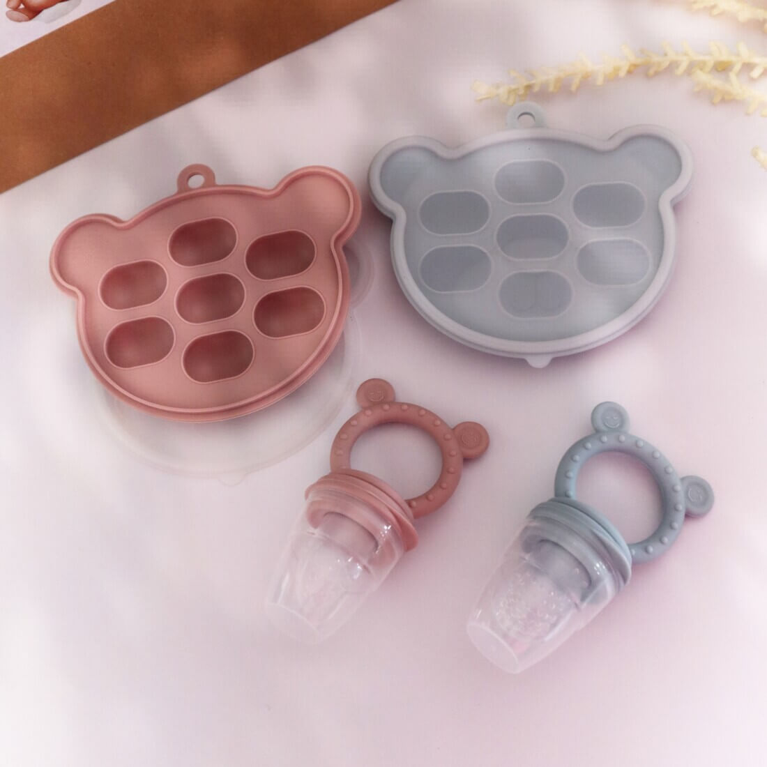 Παγοκύστη και πιπίλα ταΐσματος