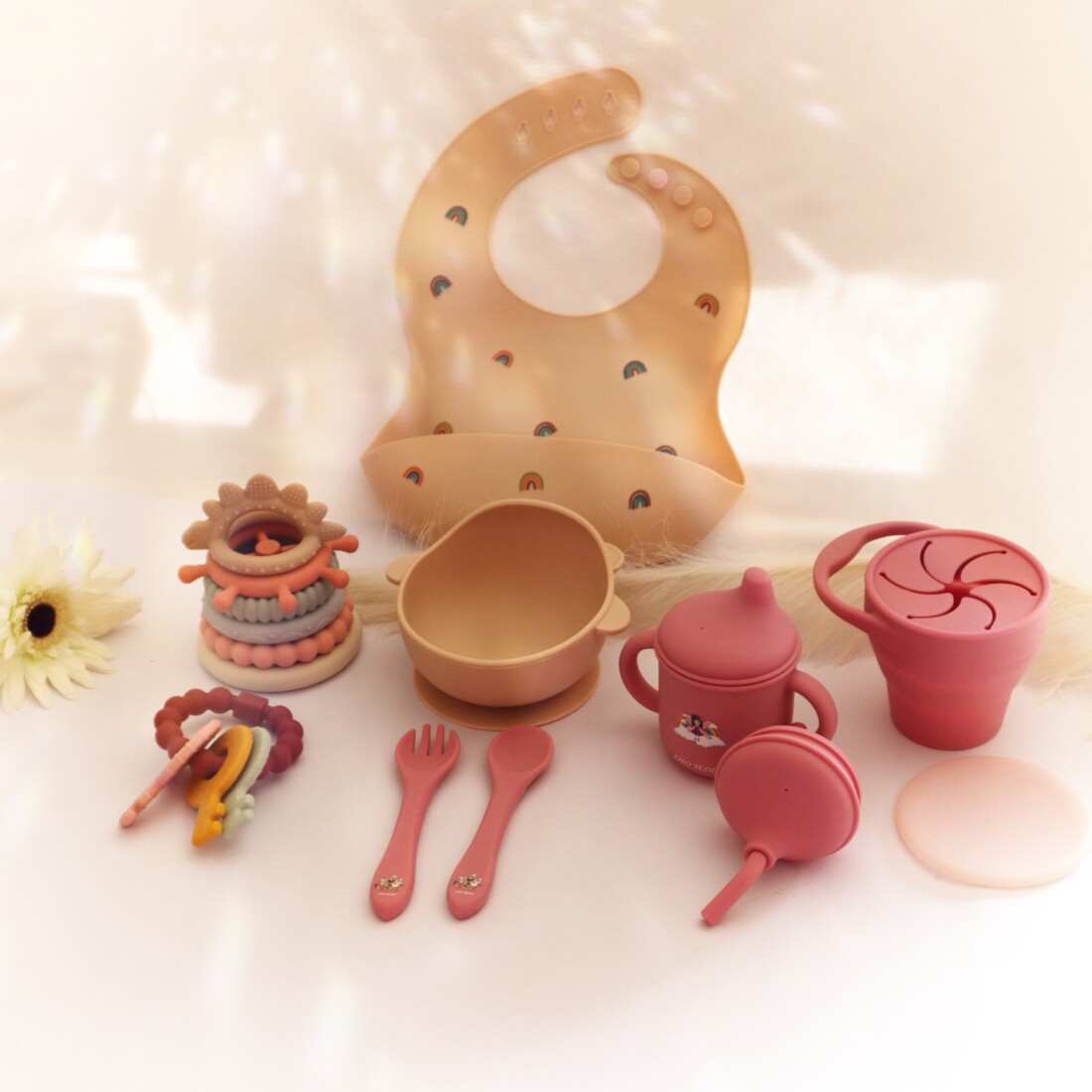 Σετ Φαγητού από σιλικόνη (9τμχ) - Δώρο για κοριτσάκια