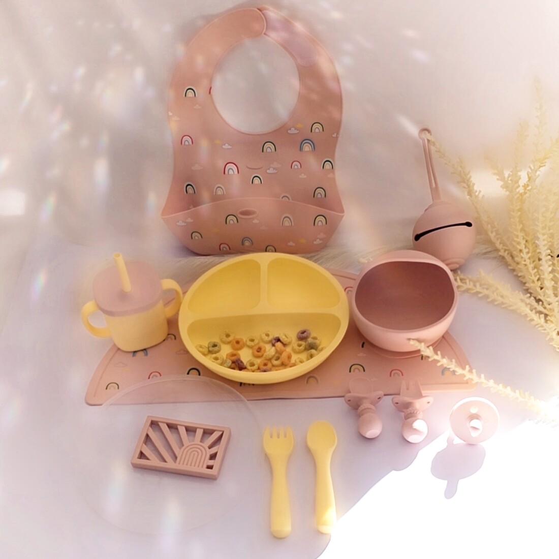 Σετ Φαγητού από σιλικόνη με αντιολισθητική βάση (12τμχ)