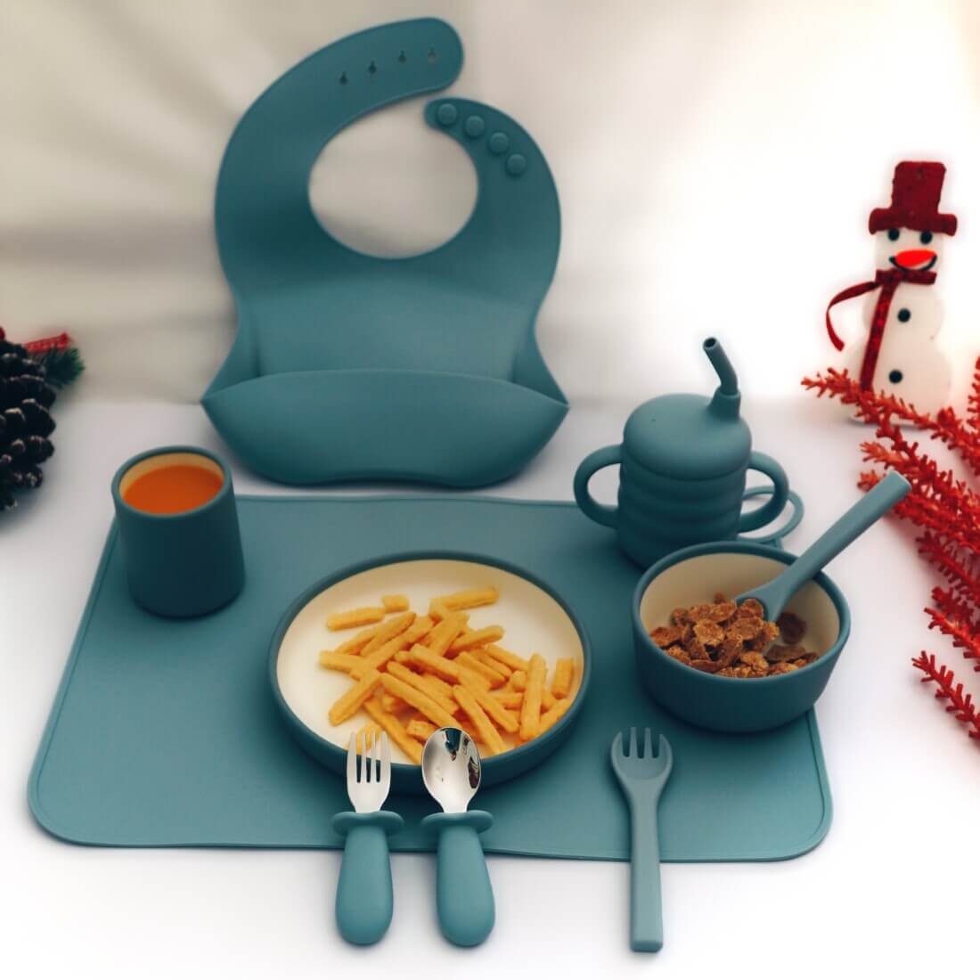 Σετ Φαγητού από Σιλικόνη (10τμχ)