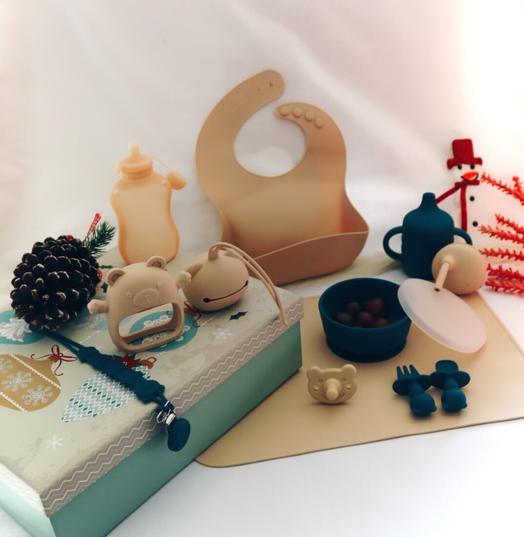 Σετ Φαγητού από σιλικόνη (12τμχ) - Δώρο για αγοράκια