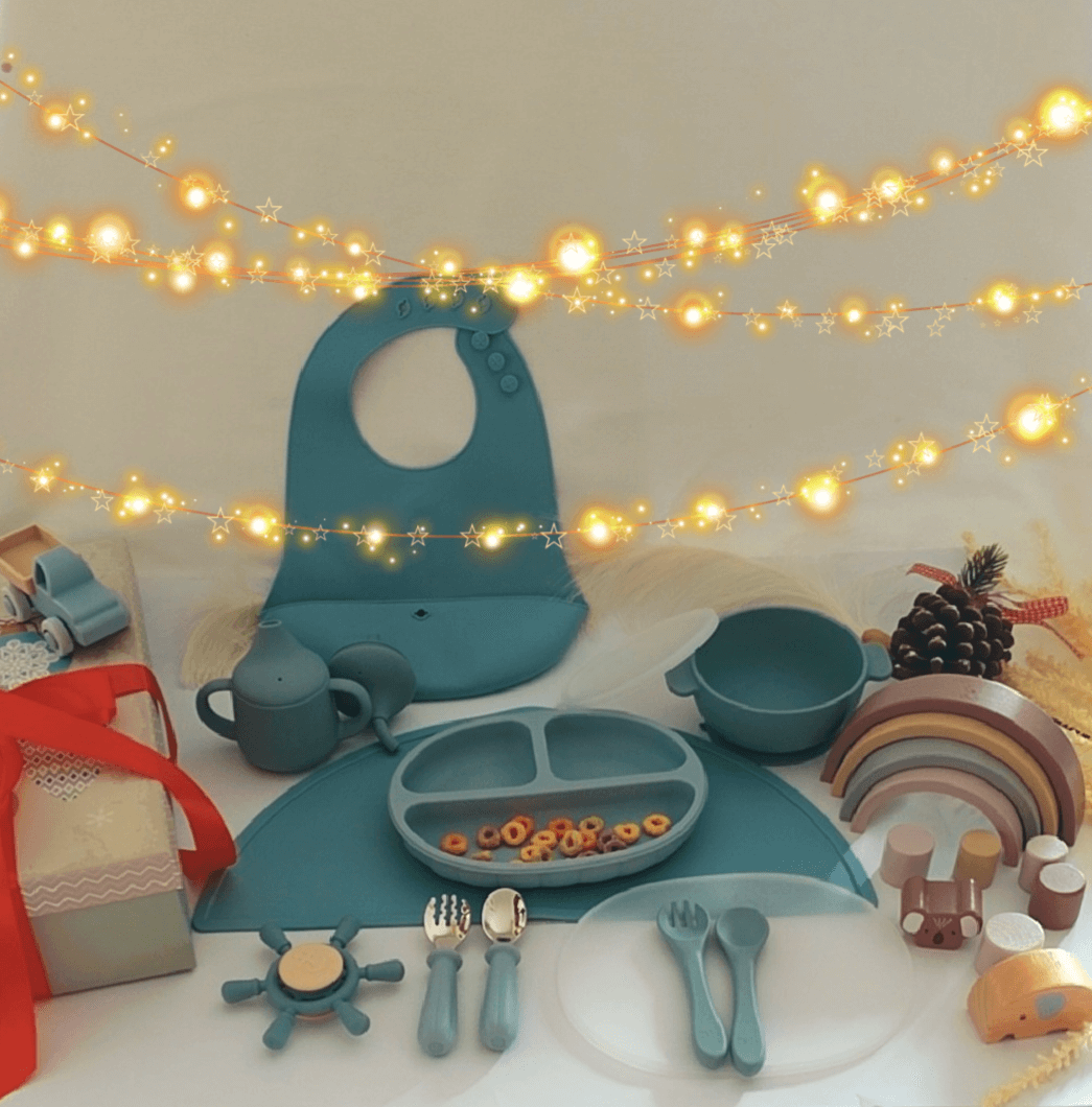 Σετ Φαγητού από σιλικόνη (13τμχ) – Δώρο για αγοράκια