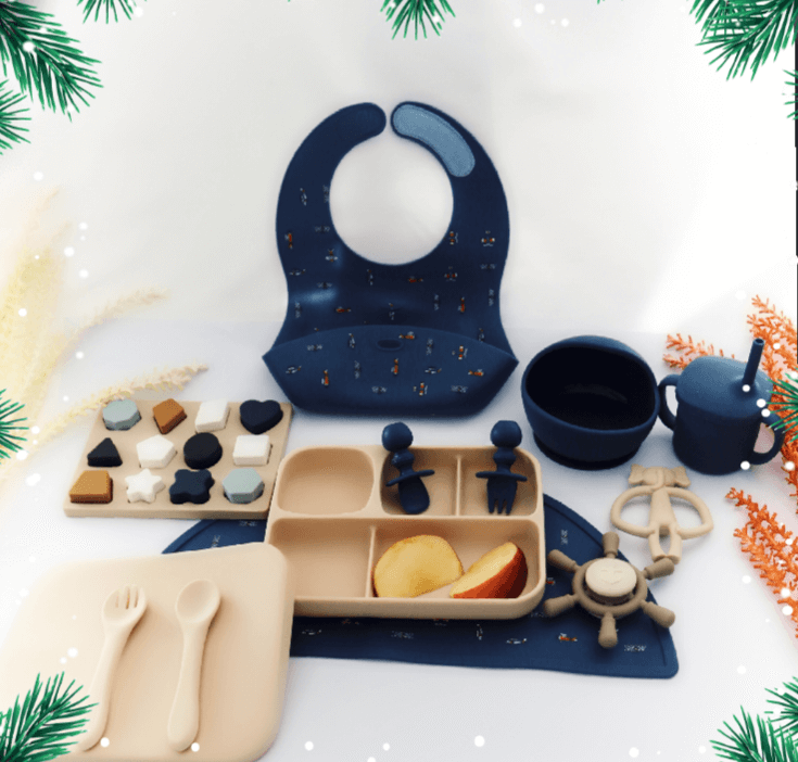 Σετ Φαγητού από σιλικόνη (13τμχ) – Δώρο για αγοράκια