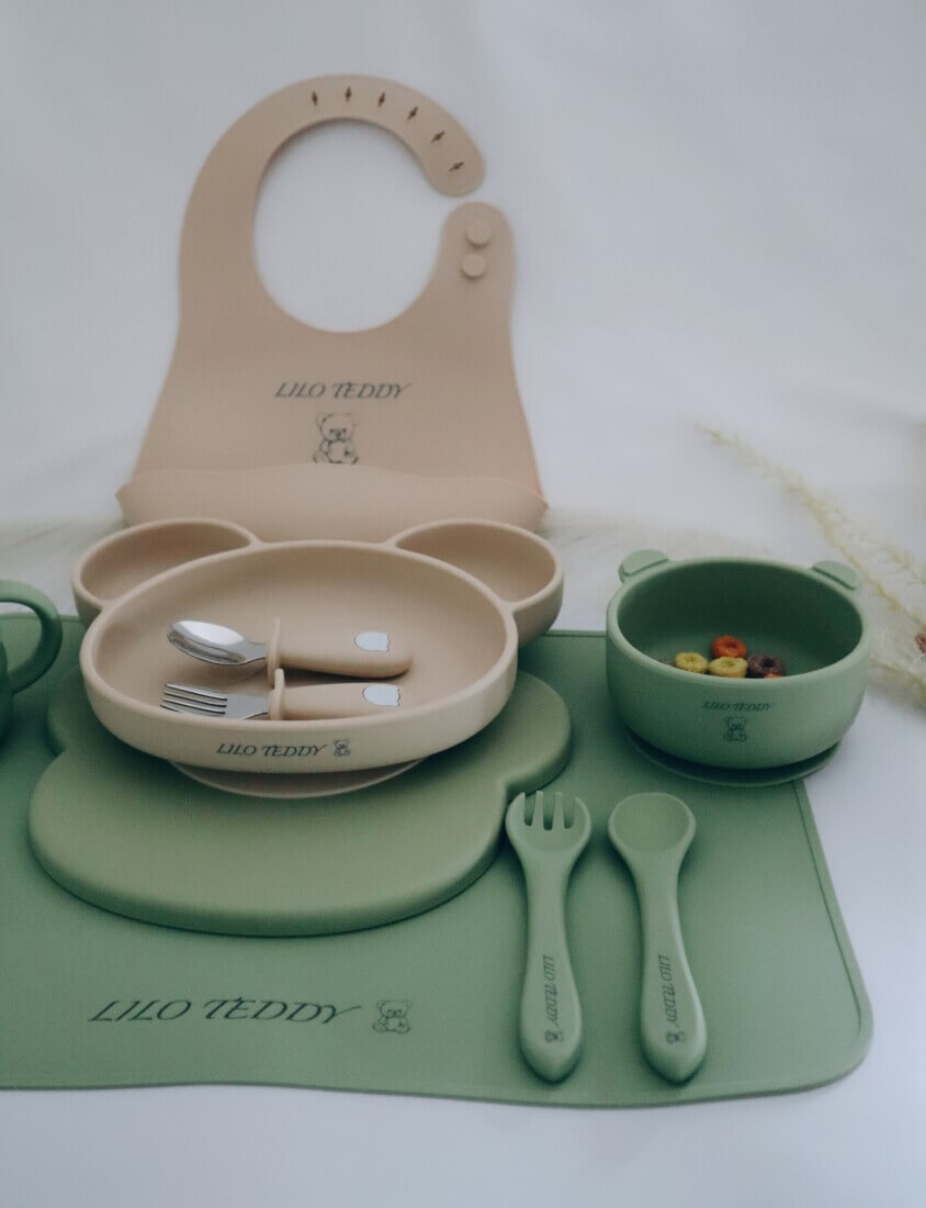 Σετ Φαγητού Panda with 3 sections plate με καπάκι από σιλικόνη με αντιολισθητική βάση (10 τμχ)19 Σετ Φαγητού "Panda with 3 sections plate με καπάκι" από σιλικόνη με αντιολισθητική βάση (10 τμχ)