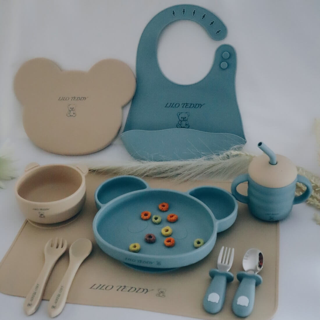 Σετ Φαγητού Panda with 3 sections plate με καπάκι από σιλικόνη με αντιολισθητική βάση (10 τμχ)20 Σετ Φαγητού Panda with 3 sections plate με καπάκι από σιλικόνη με αντιολισθητική βάση (10 τμχ)