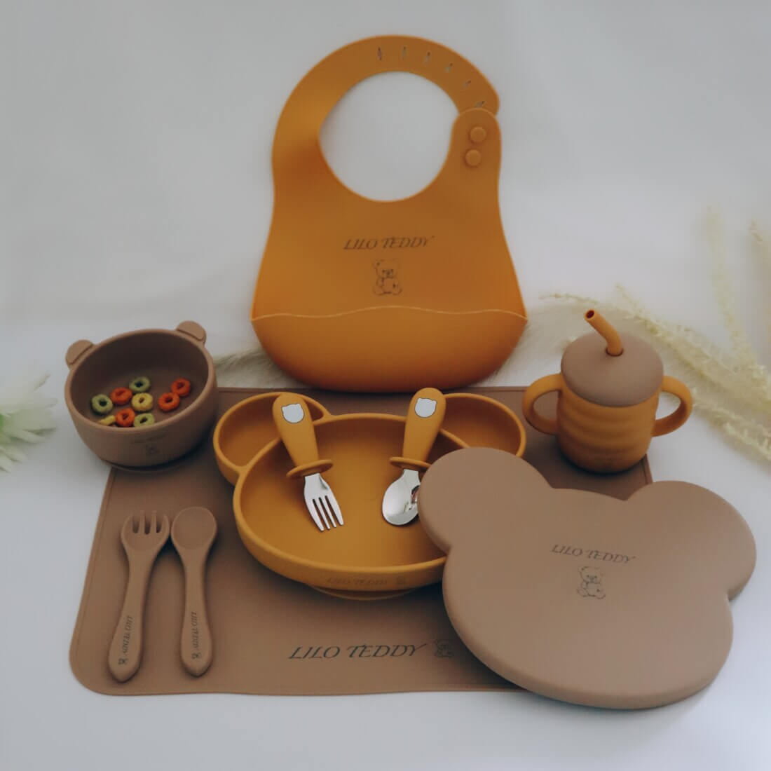 Σετ Φαγητού Panda with 3 sections plate με καπάκι από σιλικόνη με αντιολισθητική βάση (10 τμχ)27 Σετ Φαγητού "Panda with 3 sections plate με καπάκι" από σιλικόνη με αντιολισθητική βάση (10 τμχ)