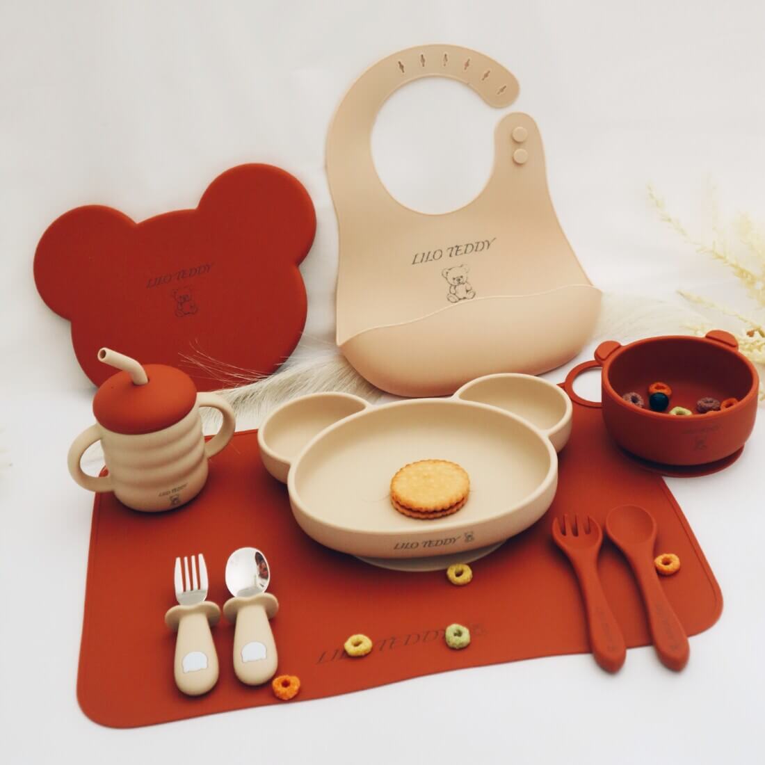 Σετ Φαγητού Panda with 3 sections plate με καπάκι από σιλικόνη με αντιολισθητική βάση (10 τμχ)39 Σετ Φαγητού Panda with 3 sections plate με καπάκι από σιλικόνη με αντιολισθητική βάση (10 τμχ)