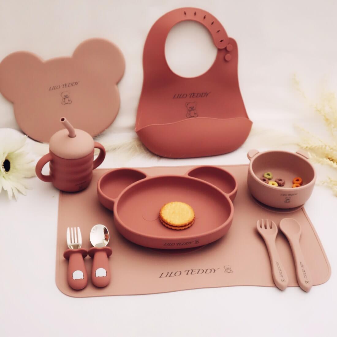 Σετ Φαγητού Panda with 3 sections plate με καπάκι από σιλικόνη με αντιολισθητική βάση (10 τμχ)40 Σετ Φαγητού Panda with 3 sections plate με καπάκι από σιλικόνη με αντιολισθητική βάση (10 τμχ)