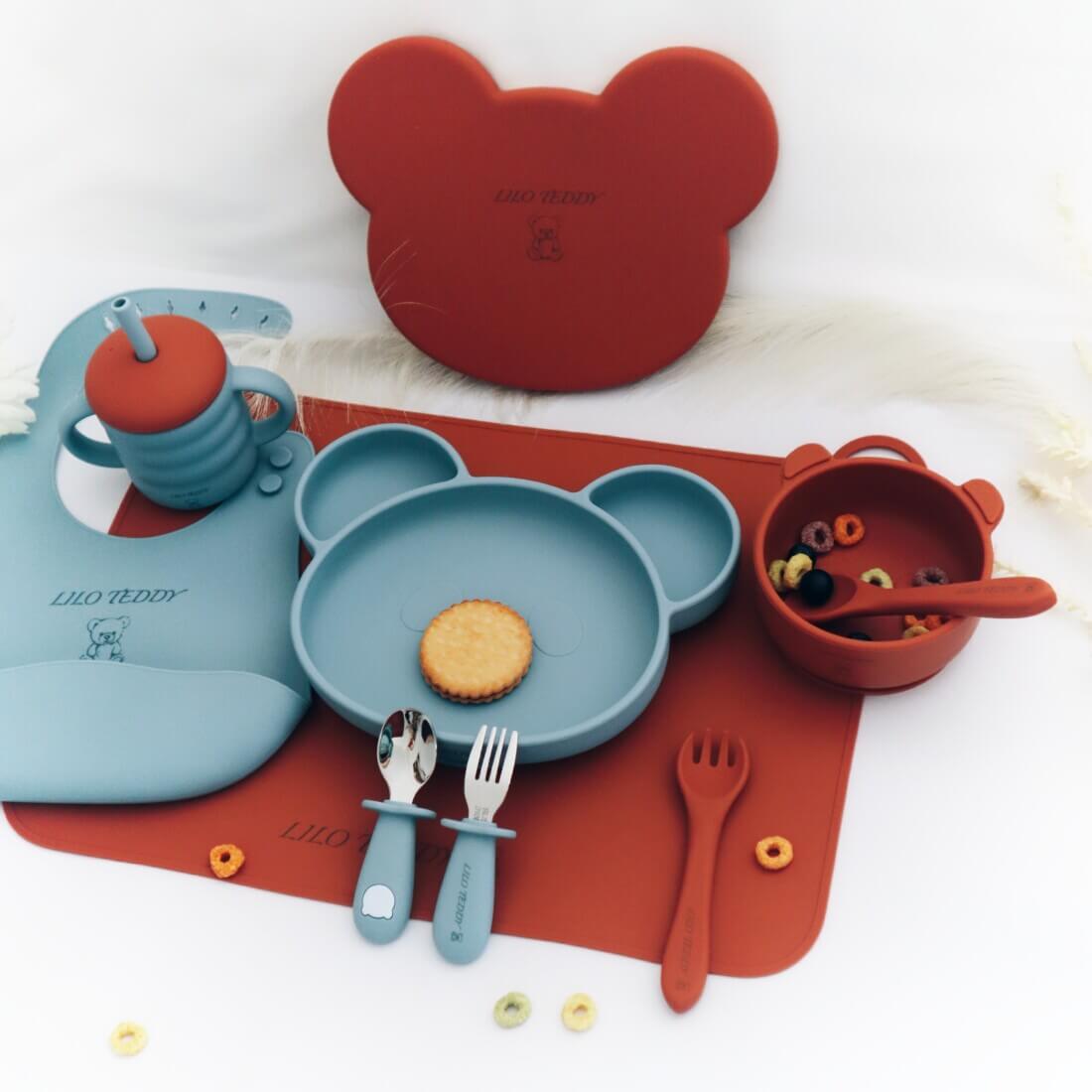 Σετ Φαγητού Panda with 3 sections plate με καπάκι από σιλικόνη με αντιολισθητική βάση (10 τμχ)41 Σετ Φαγητού Panda with 3 sections plate με καπάκι από σιλικόνη με αντιολισθητική βάση (10 τμχ)